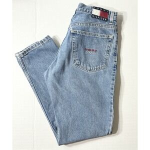Vintage Tommy Hilfiger Freedom Jeans 30 Classic Logo Patch Logo Americana Preppy
